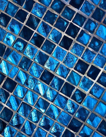 inspiration - lumière - carreaux bleu - peinture bleu 